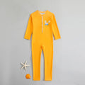 Cartoon Print Long Sleeve One Piece Swimsuit for Kids