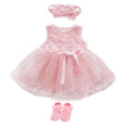 Baby Girl Pink Princess Clothing Sets for Birthday Party childrensterritory