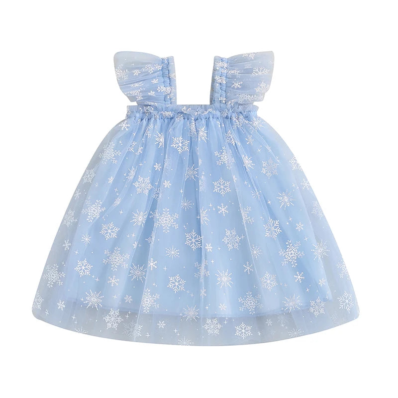 Girls' Sleeveless Fluffy Elegant Summer Dresses
