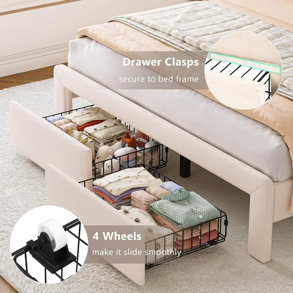 Smart Design Luxury Kids Comfort Bed Frame