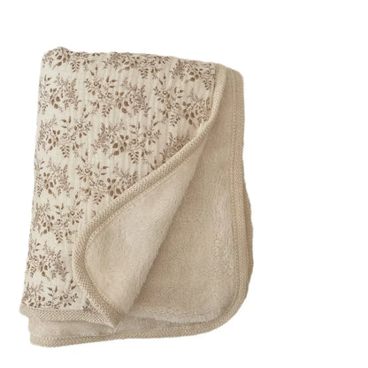 Floral Print Muslin Cotton Winter Ins Baby Blankets childrensterritory