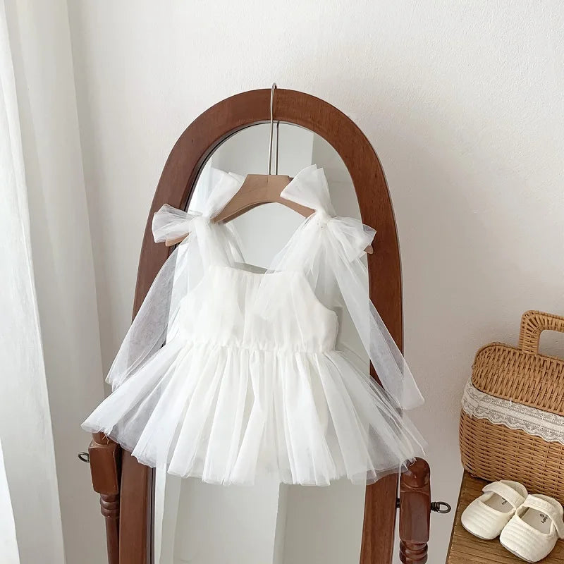 Baby Girls Sleeveless Princess Romper Dresses for Summer childrensterritory