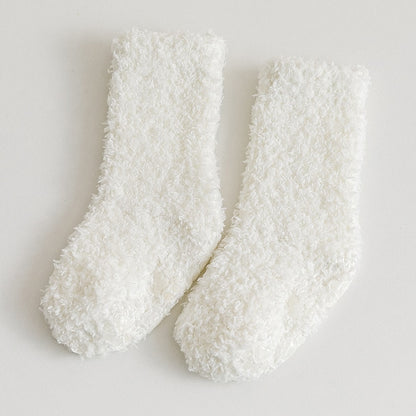 Coral Fleece Thick Newborn/Kids Socks Leg Warmers childrensterritory