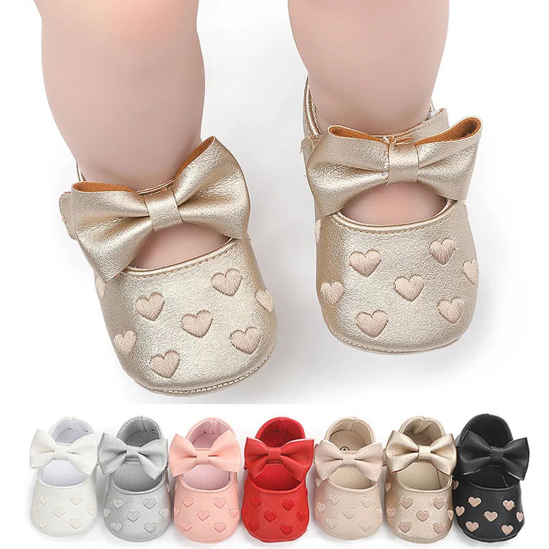 Newborn Baby Classic Multicolor Leather Shoes childrensterritory