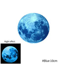 Luminous Colorful Moon Wall Stickers For Kids Bedroom childrensterritory