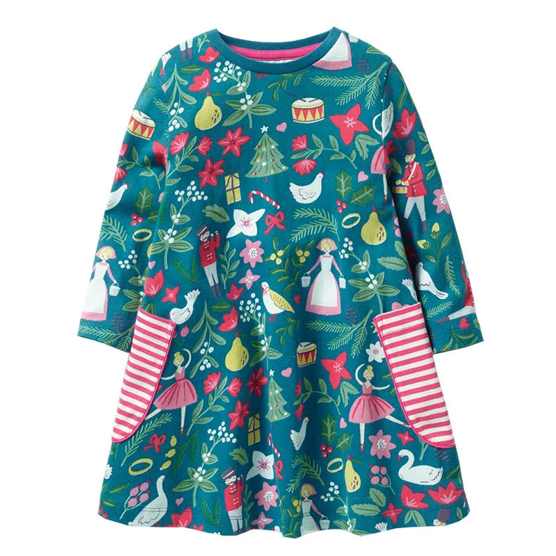 Kids Girls Christmas &amp; New Years Party Frocks childrensterritory