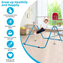 Kids Adjustable Gymnastics Bar with Basketball Hoop childrensterritory