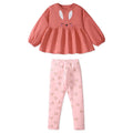 Girls Cartoon Design Full Sleeves T- Shirts And Leggings Set childrensterritory