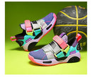 Kids Lightweight Running Velcro Design Sports Sneakers childrensterritory
