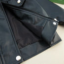 Stylish Kids Boys Girls Solid Color Leather Jackets childrensterritory