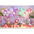Photographic Background for Baby's 1st Birthday or Baby Shower childrensterritory