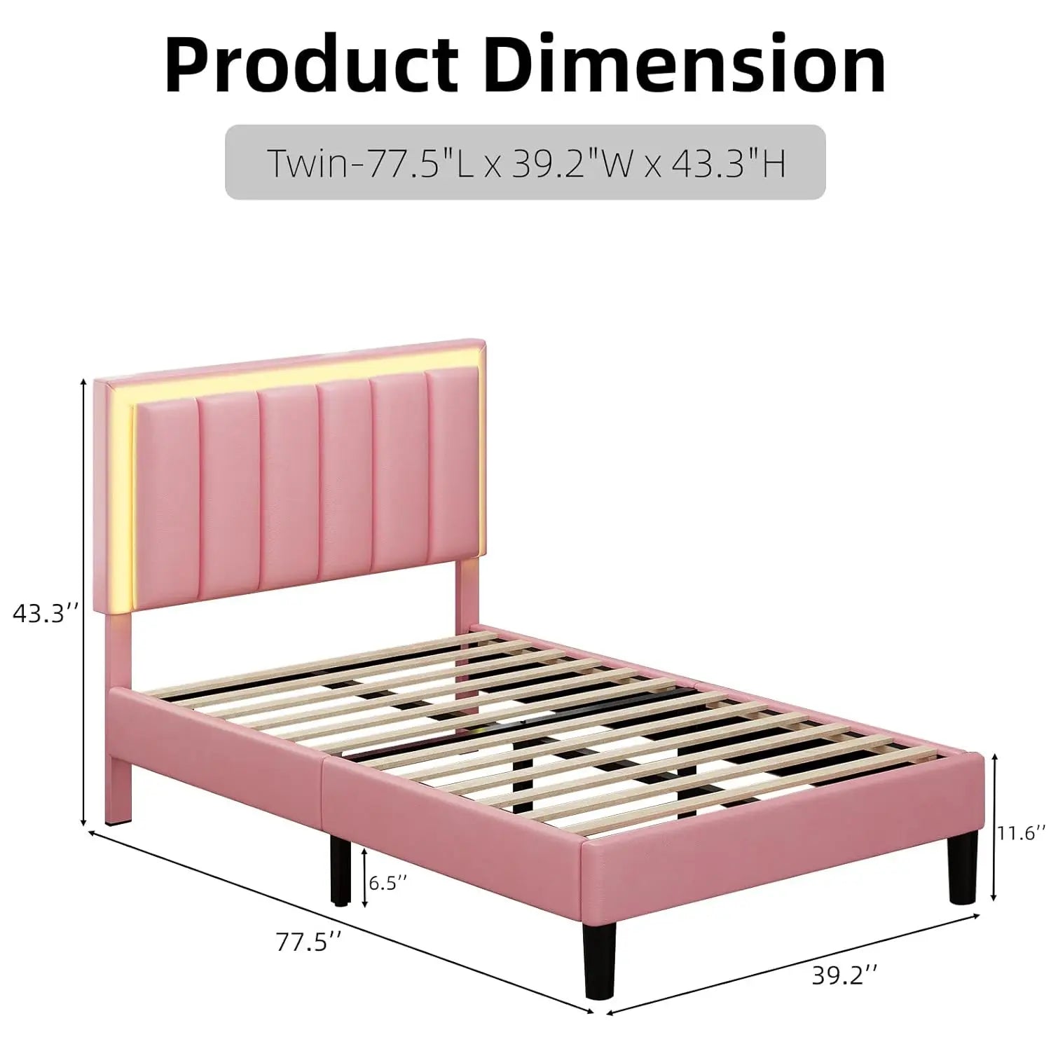 Solid Kids Bed Frame Designed to Provide Stability and Safety