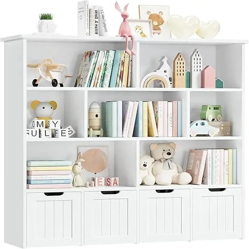 Kids Toy Organization With 4 Removable Drawers and 7 Cubbies childrensterritory
