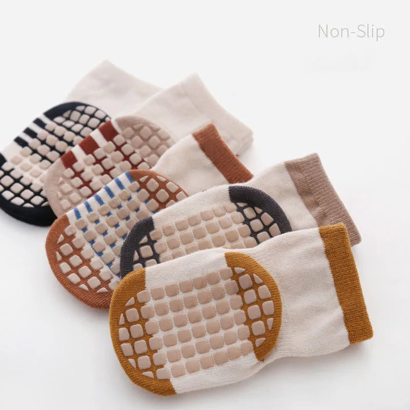 Cartoon Animal Print Infant Floor Socks childrensterritory