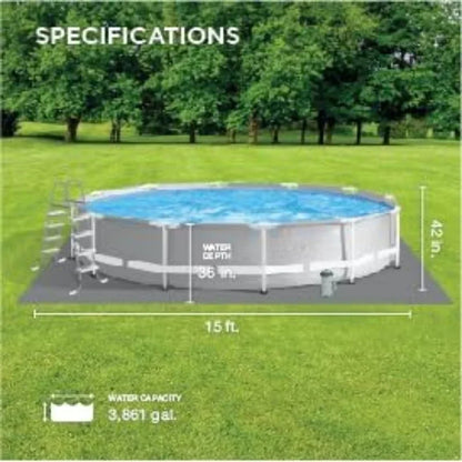 Large Patio Swimming Pool with Ladder for the Whole Family childrensterritory