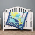 Cartoon Elephant Print 3Pcs Baby Bedding Set