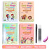 Reusable Writing Practice Set of 4 Magic Copybooks childrensterritory