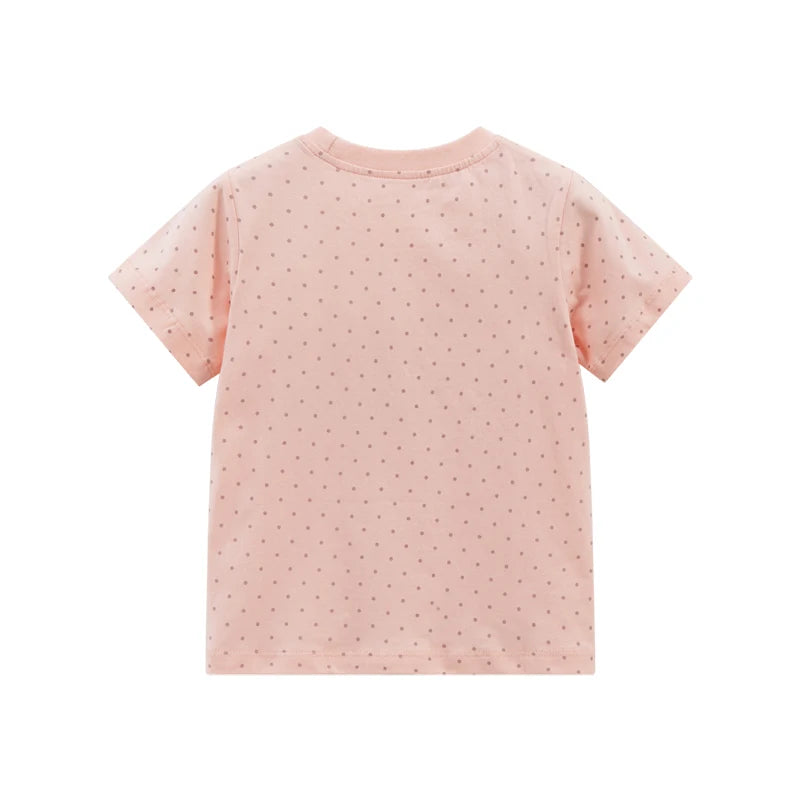 Girls Cartoon Print Summer Clothing Set childrensterritory