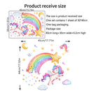 Shine In The Dark Unicorn Stars Wall Stickers for Bedroom childrensterritory