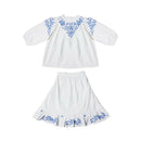 Embroidery Design Cotton Matching Clothing Set childrensterritory