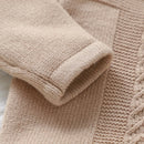 Full Sleeves Solid Colour Baby Girls Clothing Set childrensterritory