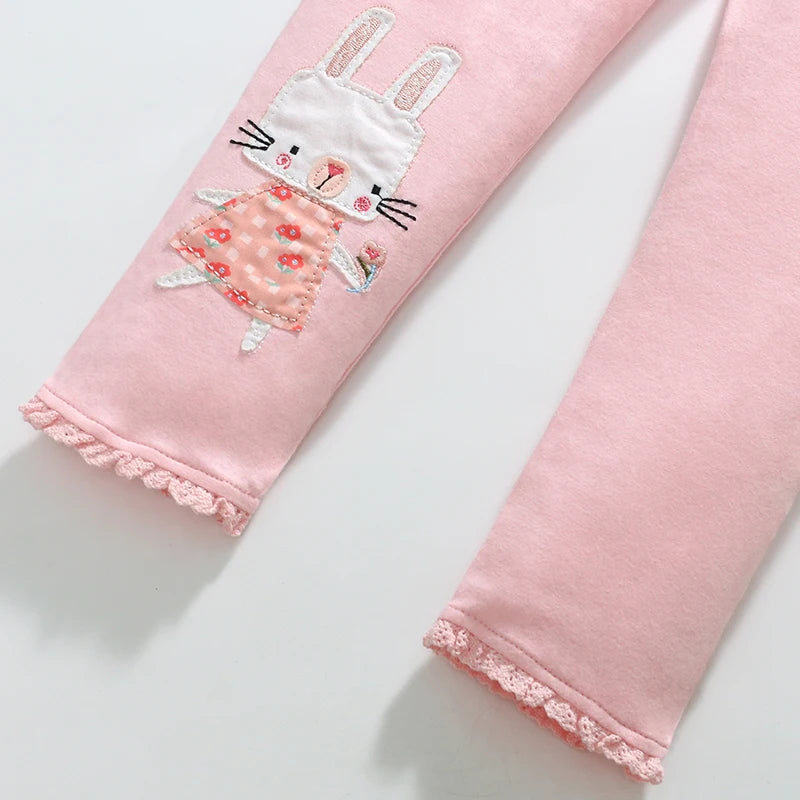 Girls Cartoon Design Full Sleeves T- Shirts And Leggings Set childrensterritory