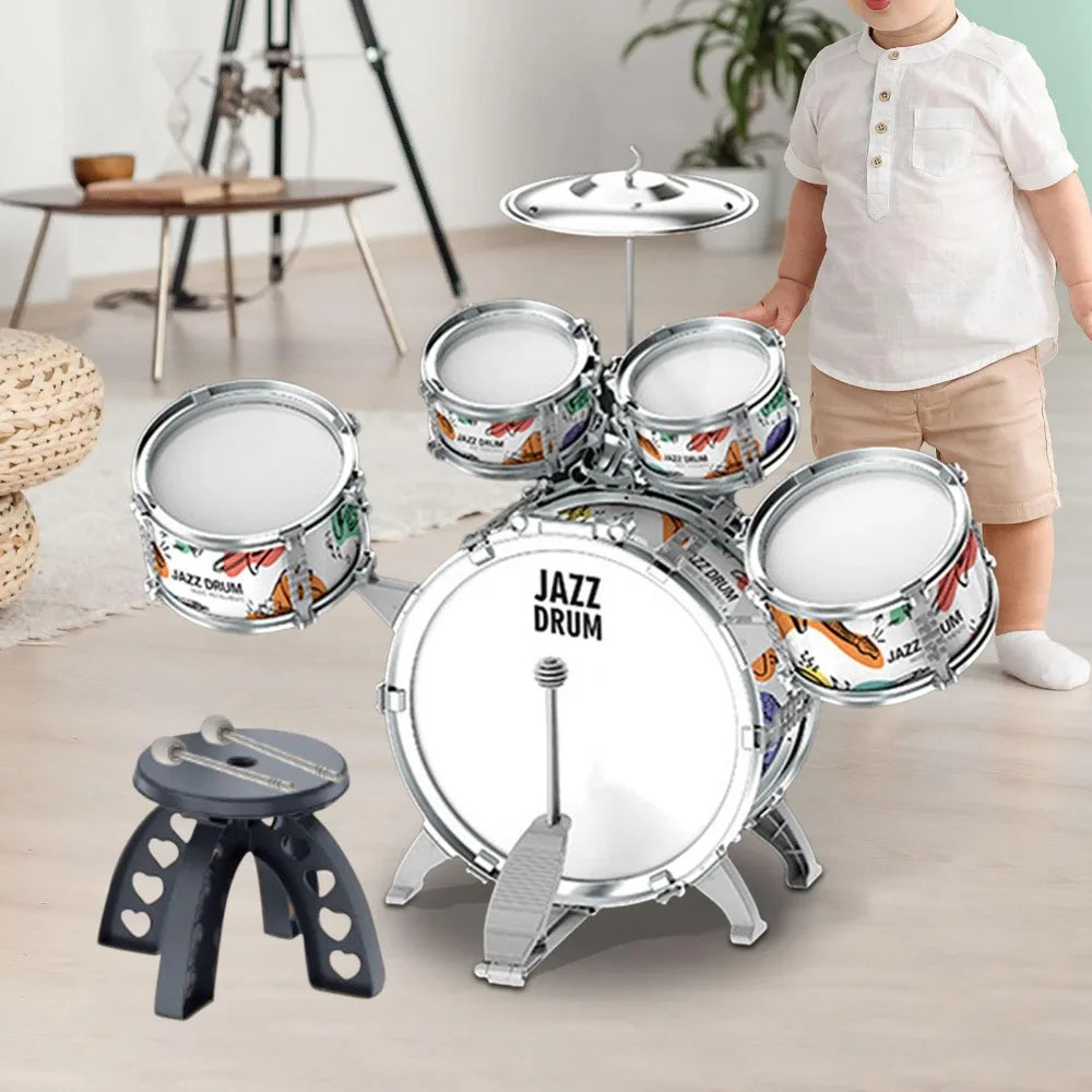 Safe and Durable Kids Drum Set Designed for Long-Lasting Playtime childrensterritory