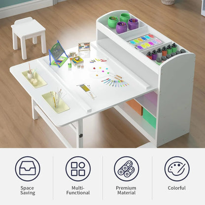 Wooden Activity Table for Kids Craft childrensterritory