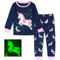 Kids Boy Skeleton Glow in the Dark Girls Unicorn Halloween Costumes childrensterritory