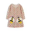 Kids Girls Christmas Deer Design New Year Party Dresses