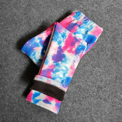 Printed Warm Velvet Leggings for Kids Girls childrensterritory