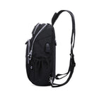 Girl's Shoulder Backpack with Small USB Charge and Monkey Chain childrensterritory