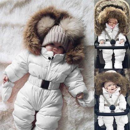 Baby Boy/Girl Warm Thick Hooded Snowsuit/Outerwear
