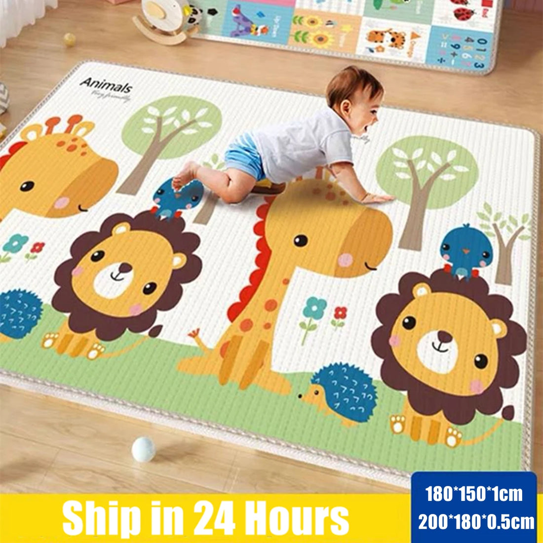 Non-Toxic Thicken 1/0.5cm Baby Play Mat Educational Carpets childrensterritory