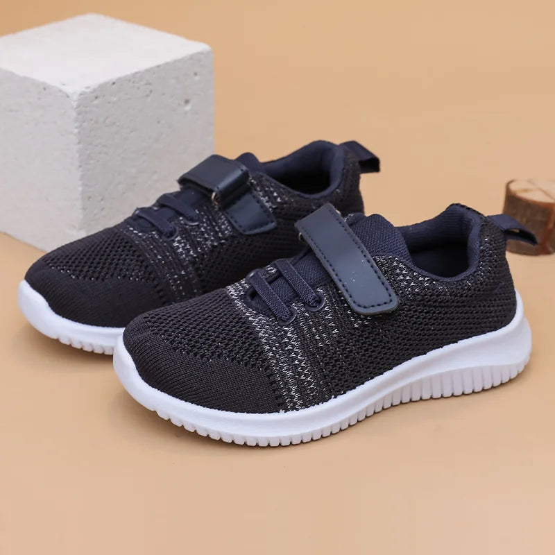 Girls’ Solid-Color Soft-Sole Comfortable Shoes childrensterritory