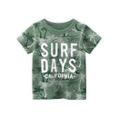 Graffiti Print Kids Boys Girls Summer Cotton T-Shirt Top childrensterritory