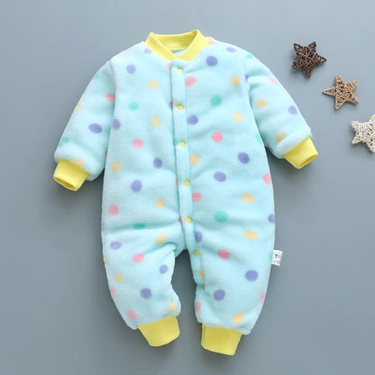 Baby Kids Long Sleeves Soft Winter Bodysuits childrensterritory