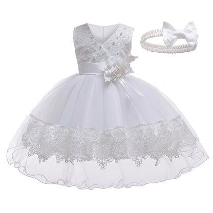 Baby Girl Elegant Lace Design Christmas/Birthday Party Dresses