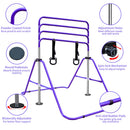 Multi-Functional Horizontal Gymnastic Bar with Bear Rings childrensterritory