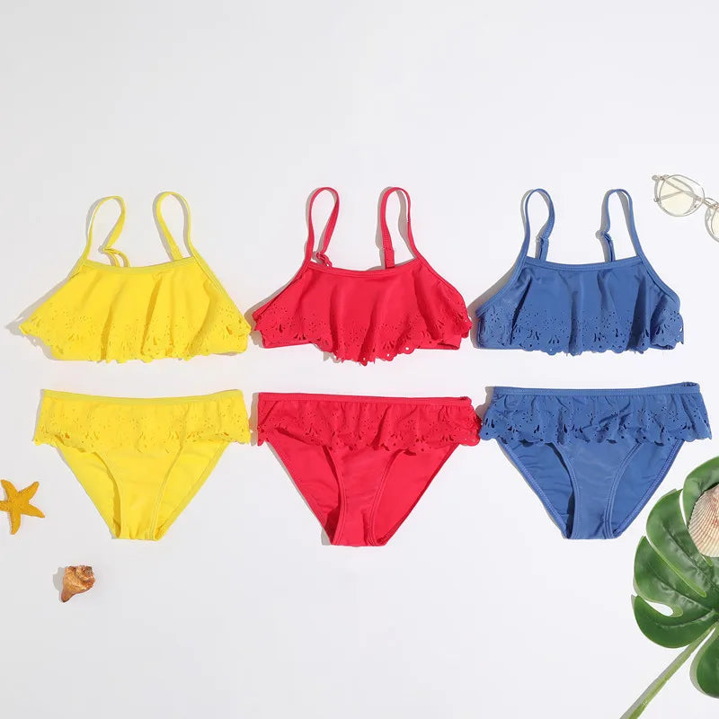 Kids Girls Lovely Summer Swimsuits/ Bikini Sets childrensterritory