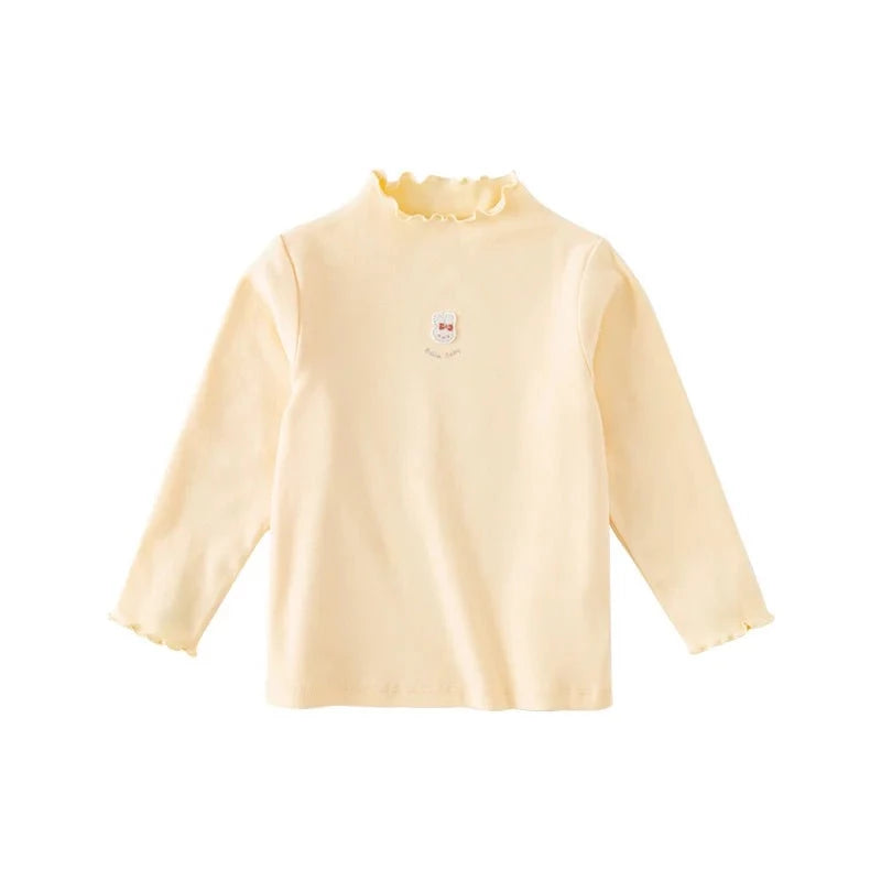 Kids Girls Casual Long Sleeve Cotton Tops for Autumn childrensterritory