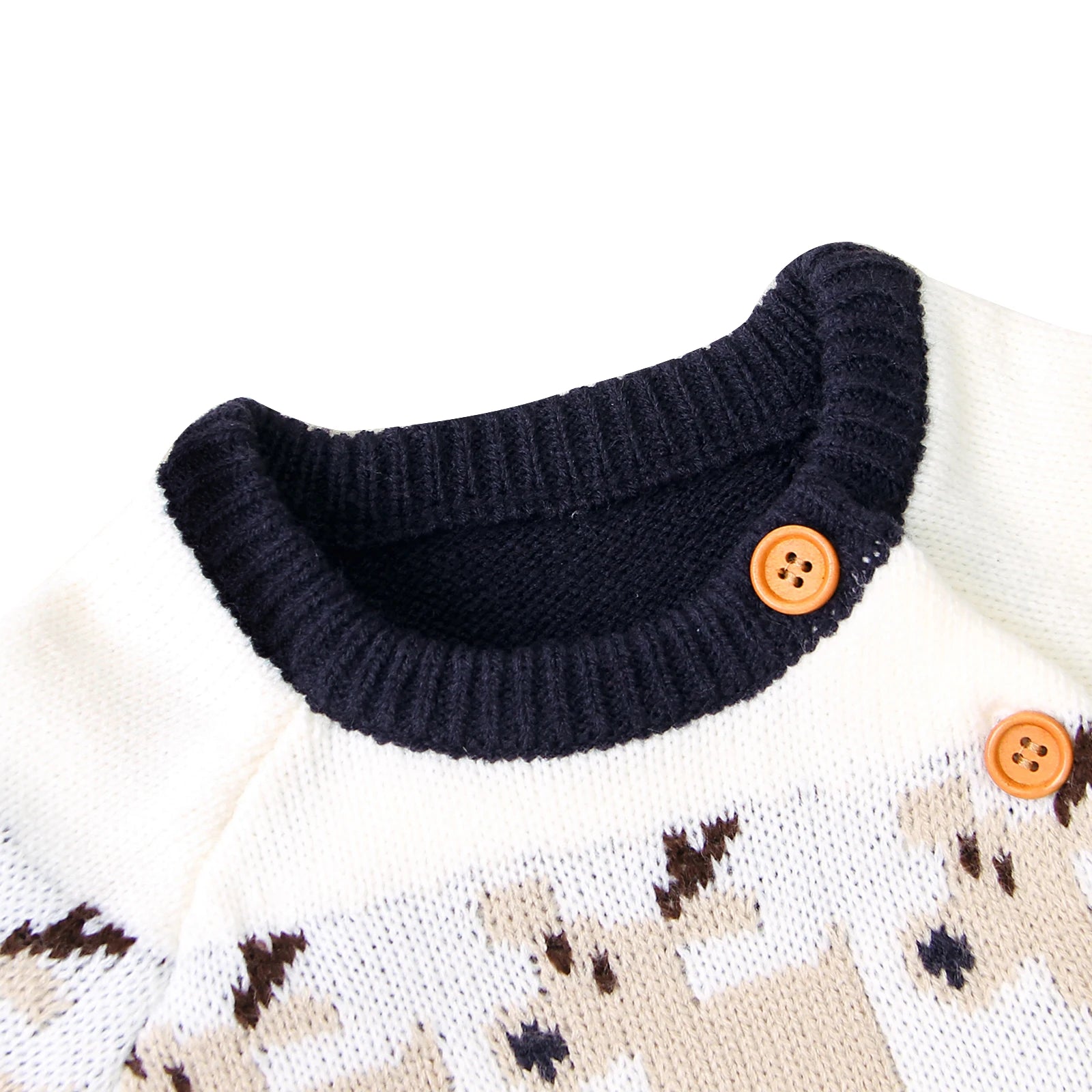 Baby Kids Long Sleeves Christmas Sweater