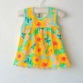 Baby Girl Floral and Cartoon Print Summer Cotton Dresses childrensterritory