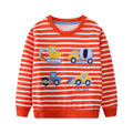 Kids Boys Cartoon Dinosaurs Print Cotton Sweatshirts childrensterritory