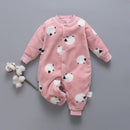 Baby Kids Cartoon Design Winter Bodysuits childrensterritory