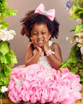 Sleeveless Flower Design Birthday Party Dresses childrensterritory