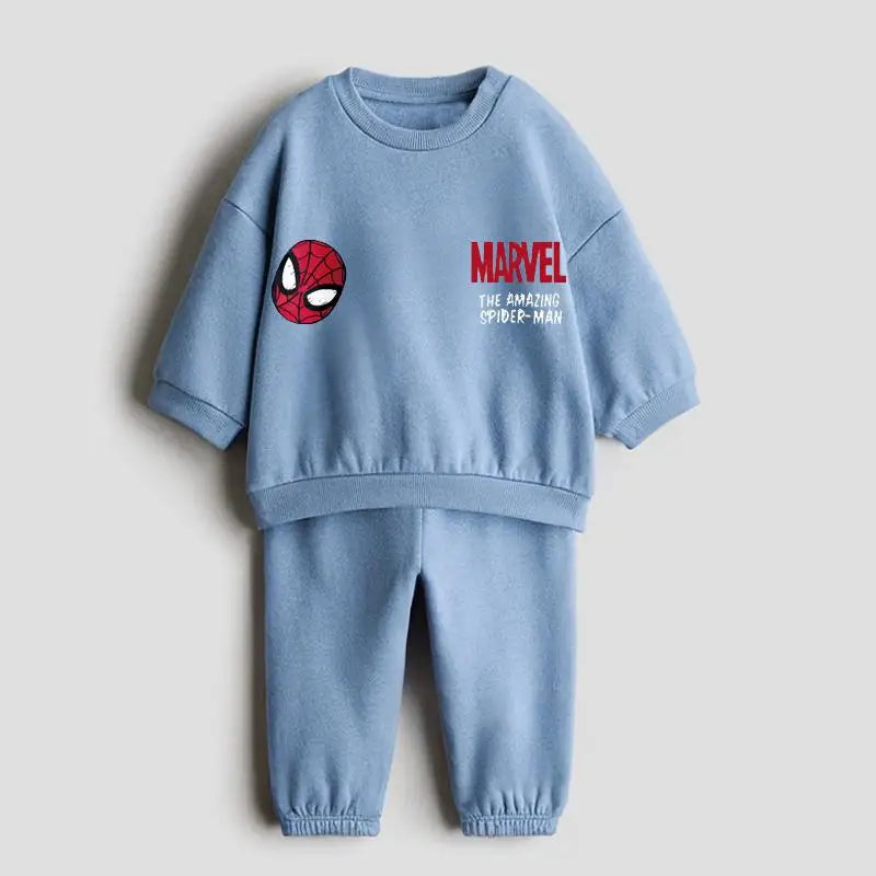 Cartoon Print Long Sleeves Kids Clothing Set childrensterritory