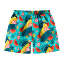 Cartoon Print Kids Boys Summer Swimming Trunks