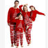 Cartoon Beer and Xmas Tree Print Family Matching Sleepwear Set childrensterritory