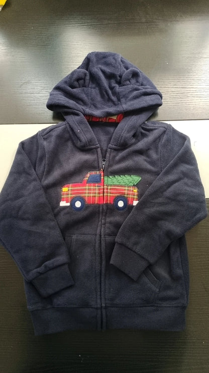 Long-Sleeved Cartoon Print Winter Hoodies For Kids childrensterritory
